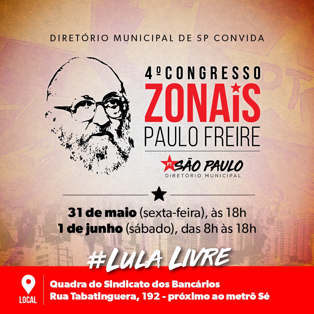 4º Congresso Zonais Paulo Freire