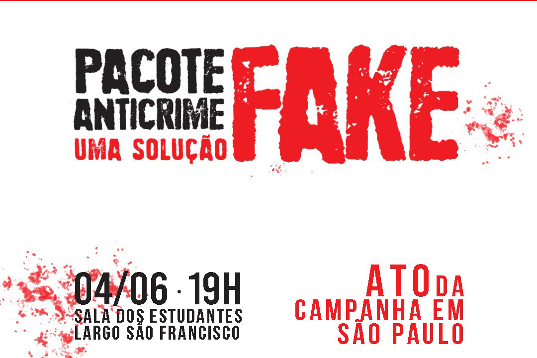 Pacote anti crime uma solução fake