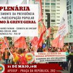 Plenária Desmonte da Previdência e da Participação Popular