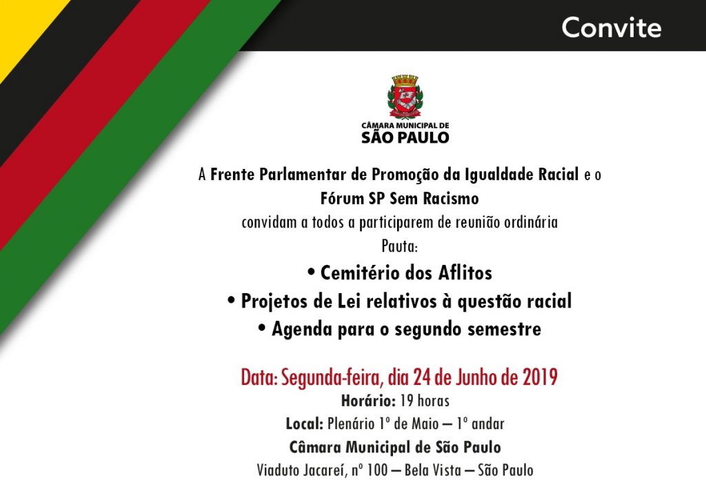 Frente parlamentar Promoção da Igualdade Racial