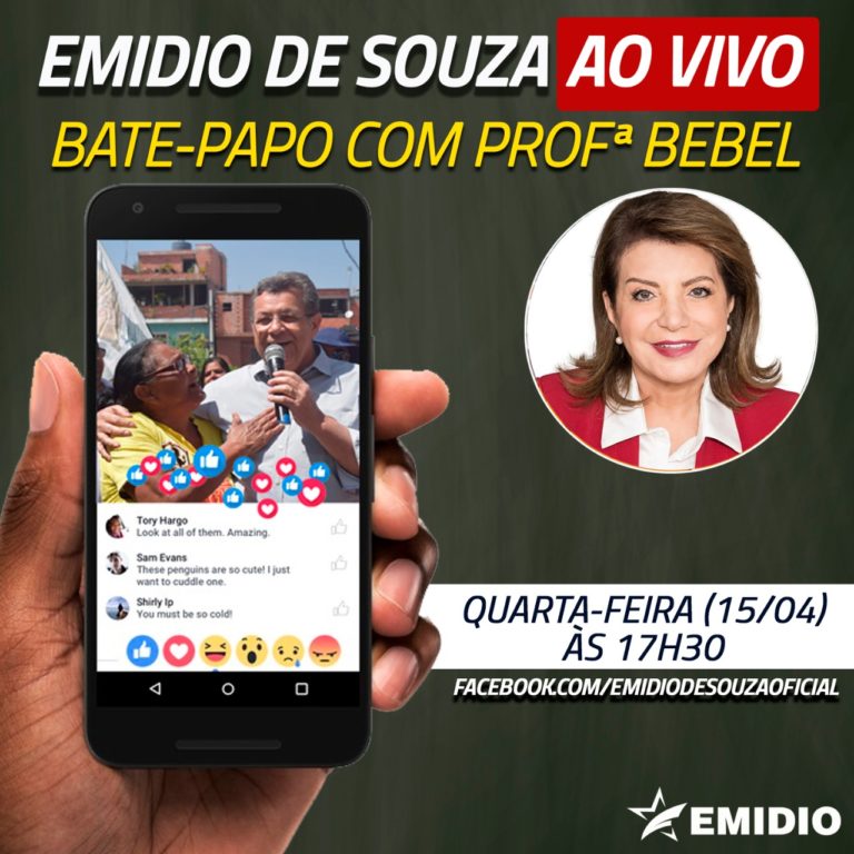 Bate papo com Deputado Estadual Emídio de Souza e Deputada Estadual profª Bebel