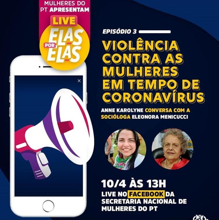 Live_ELAS por ELAS_Violência contra as Mulheres em tempos de CORONAVIRUS