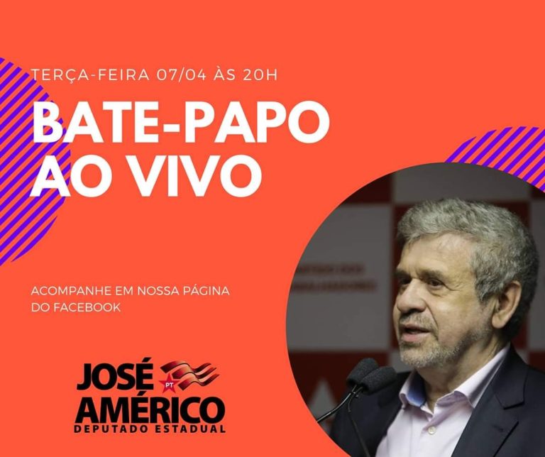 Bate-papo ao vivo com o deputado estadual José Américo
