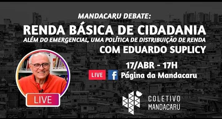 Live_Mandacaru Debate: Renda Básica de Cidadania com o vereador Eduardo Suplicy