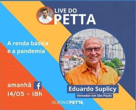 #LiveDoPT com o vereador Eduardo Suplicy @esuplicy e o vereador de Campinas Gustavo Petta @gustavopetta