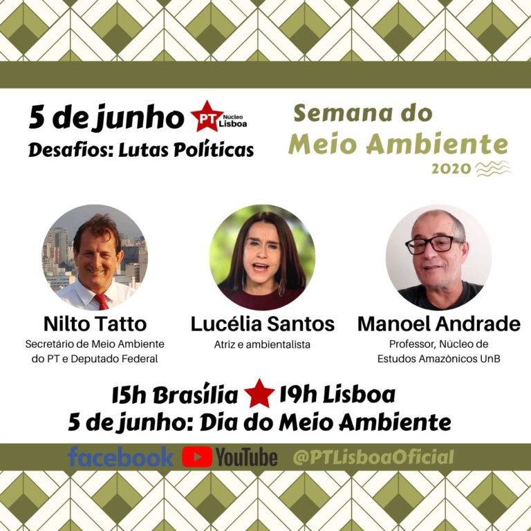 #LiveDoPT “Desafios: Lutas Políticas” com o deputado Nilto Tatto @niltotatto, Lucélia Santos @luceliaoficial e Manoel Andrade