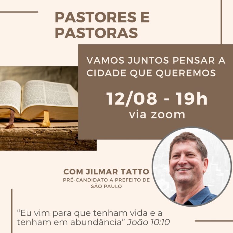 #LiveDoPT “Vamos Juntos pensar a cidade que queremos” com o pré-candidato a prefeito de São Paulo Jilmar Tatto @jilmartatto e pastores e pastoras
