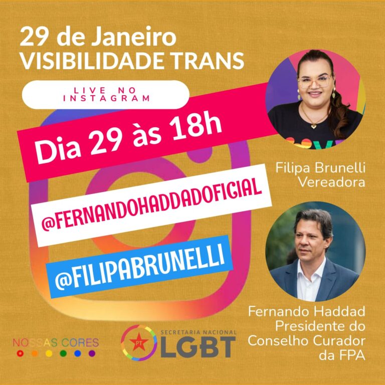 #LiveDoPT Dia da visibilidade trans, com @Haddad_Fernando que convida a vereadora Filipa Brunelli.