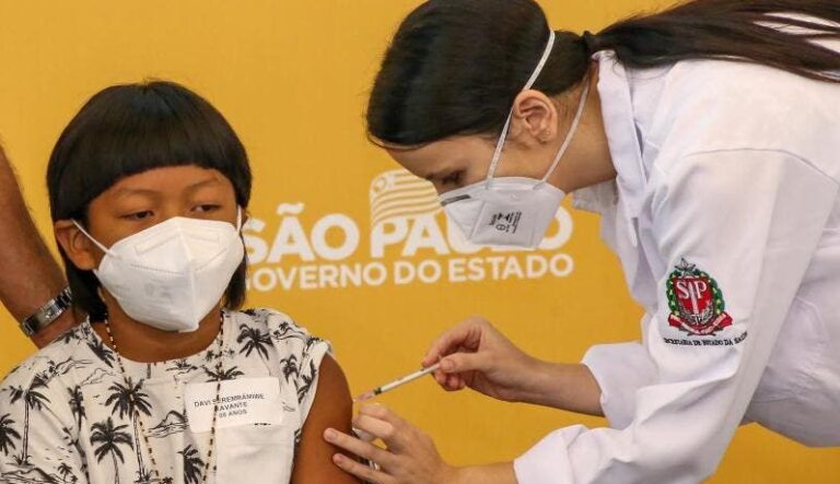 Cidade de SP inicia vacinação contra Covid-19 de crianças com comorbidades e deficiência