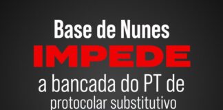 NOTA DE REPÚDIO |Base de Nunes IMPEDE PT de protocolar substitutivo Whatsapp Image 2024 03 26 At 5.23.33 Pm