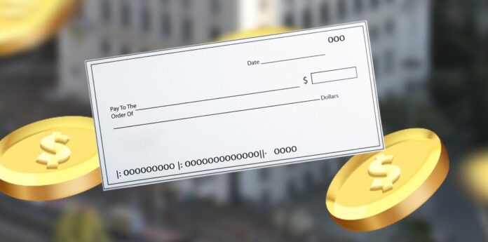 cheque em branco Cheque em branco